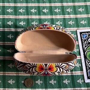 Polish Folklore Art Large Eye Glass Case